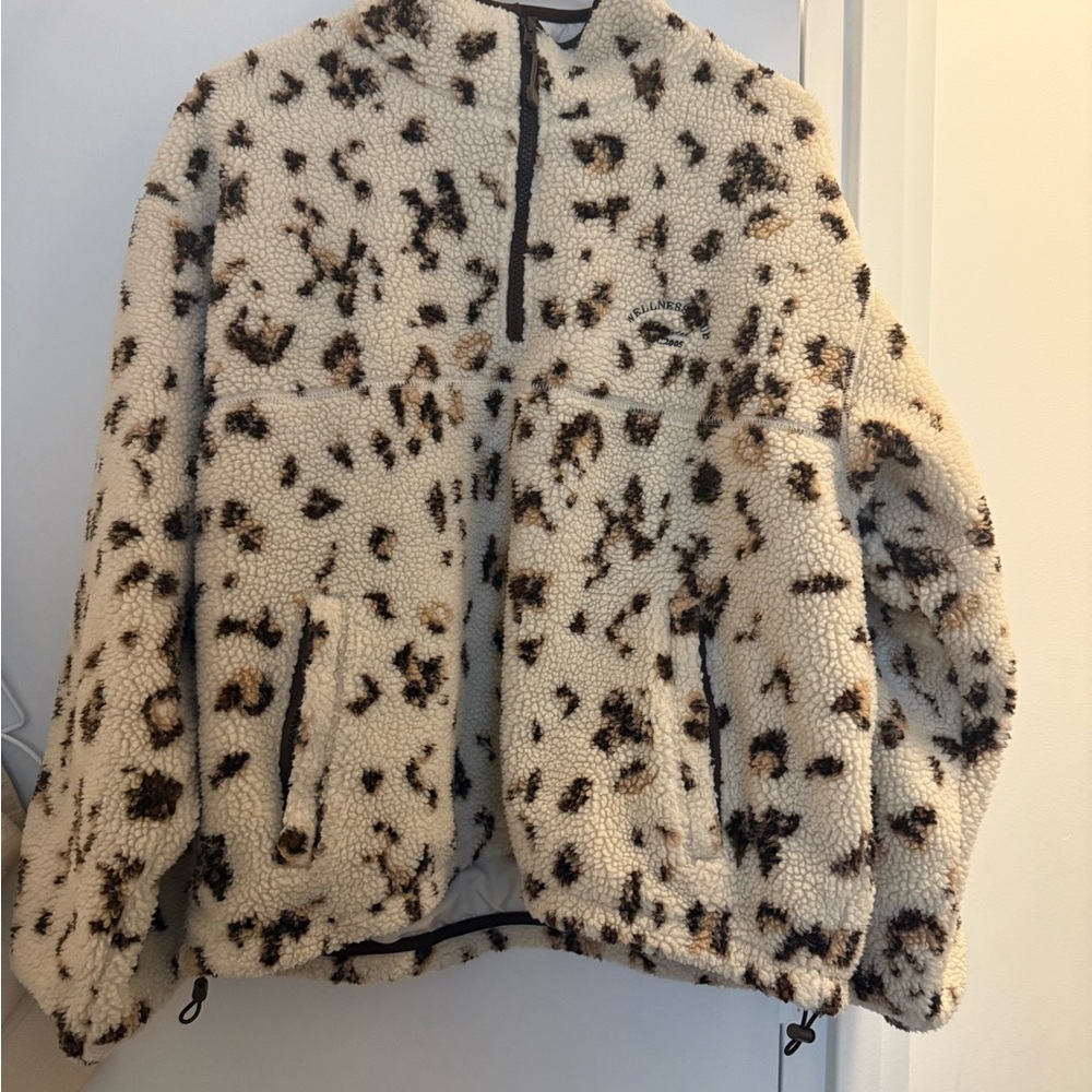 Leopard Print Fleece Women's Hoodie